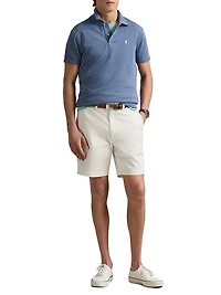 Loopback Fleece Polo-Collar Sweatshirt