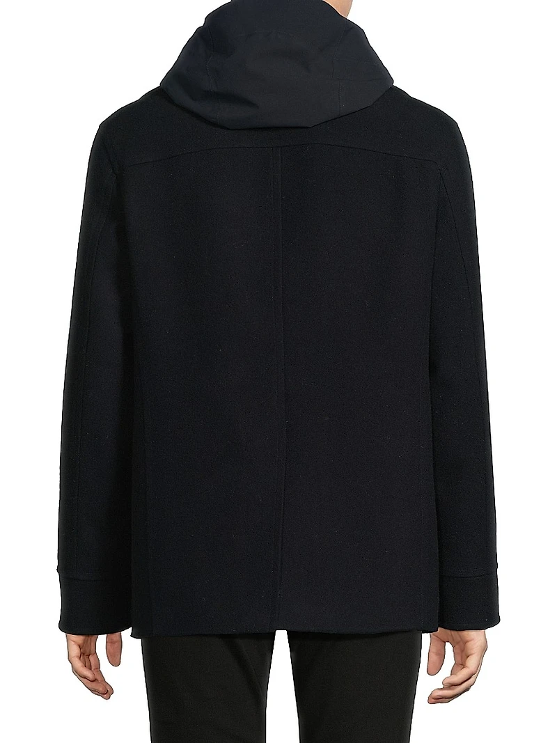 Fiorentina Wool Blend Regular-Fit Peacoat