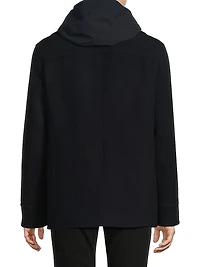 Fiorentina Wool Blend Regular-Fit Peacoat