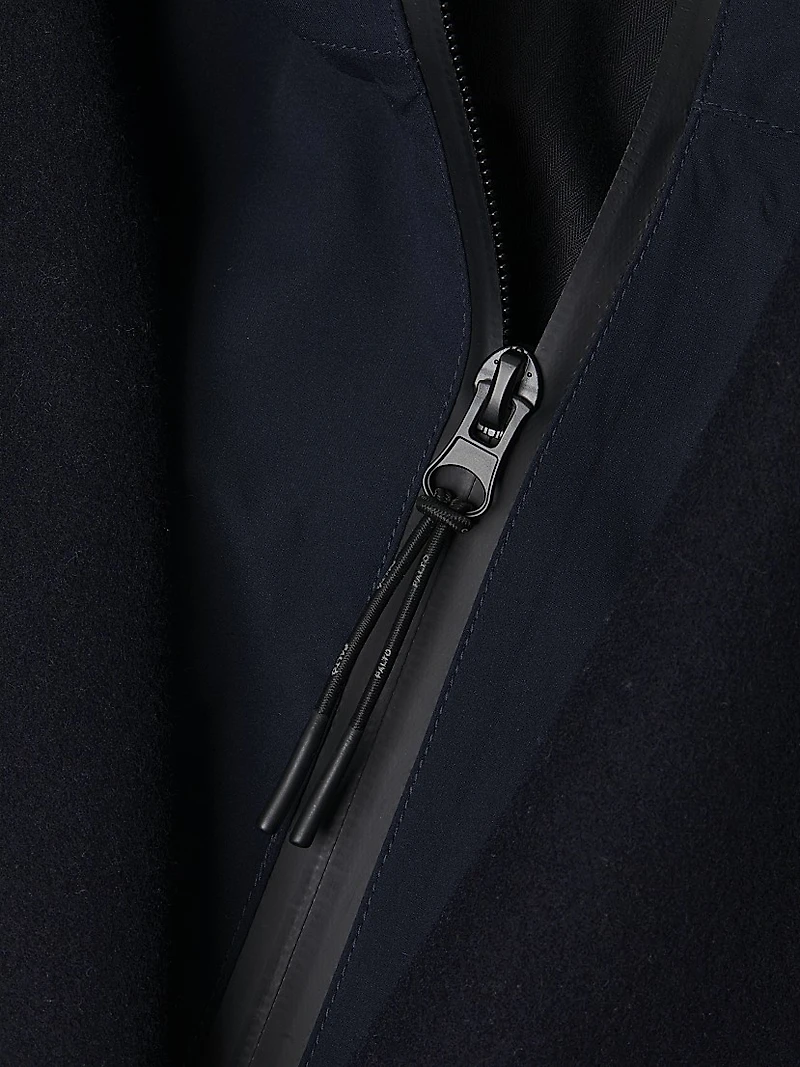 Fiorentina Wool Blend Regular-Fit Peacoat