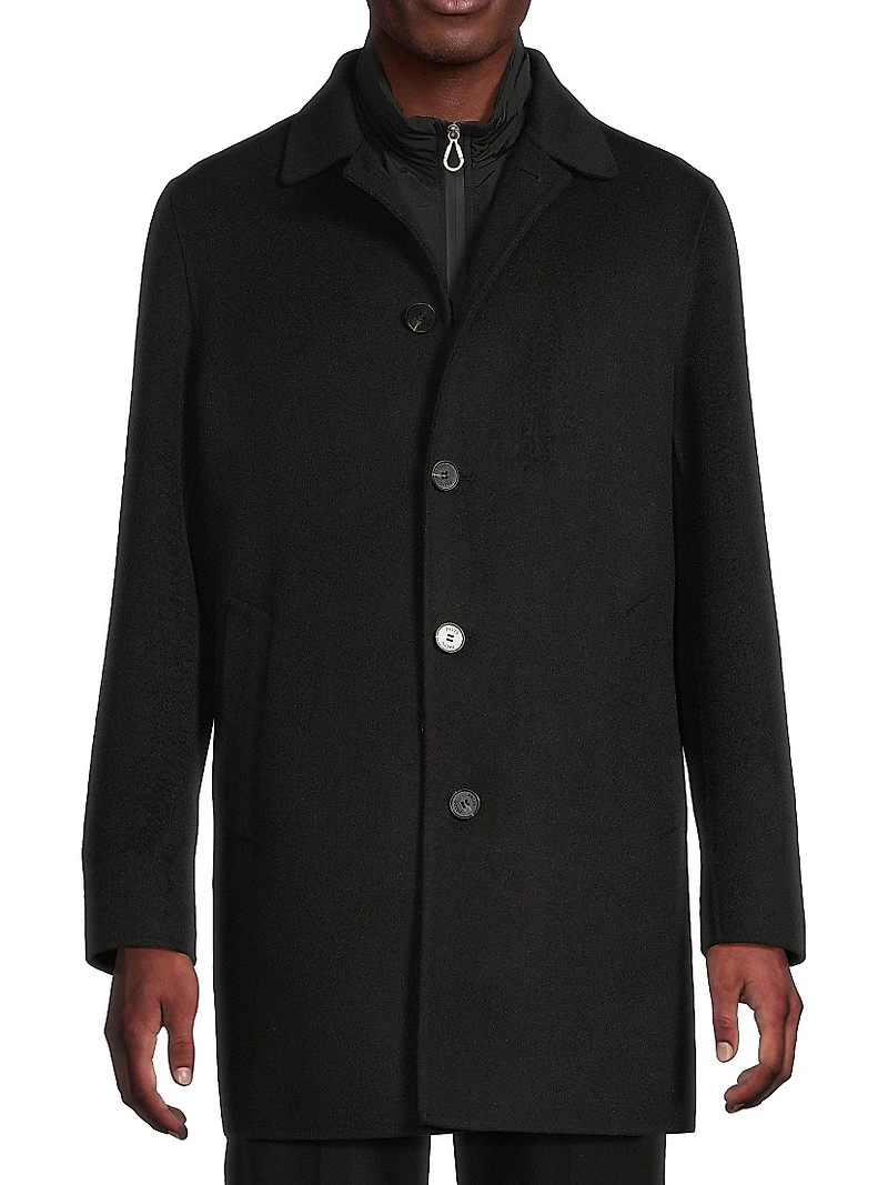Alfredo Wool Layered Car Coat