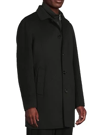Alfredo Wool Layered Car Coat
