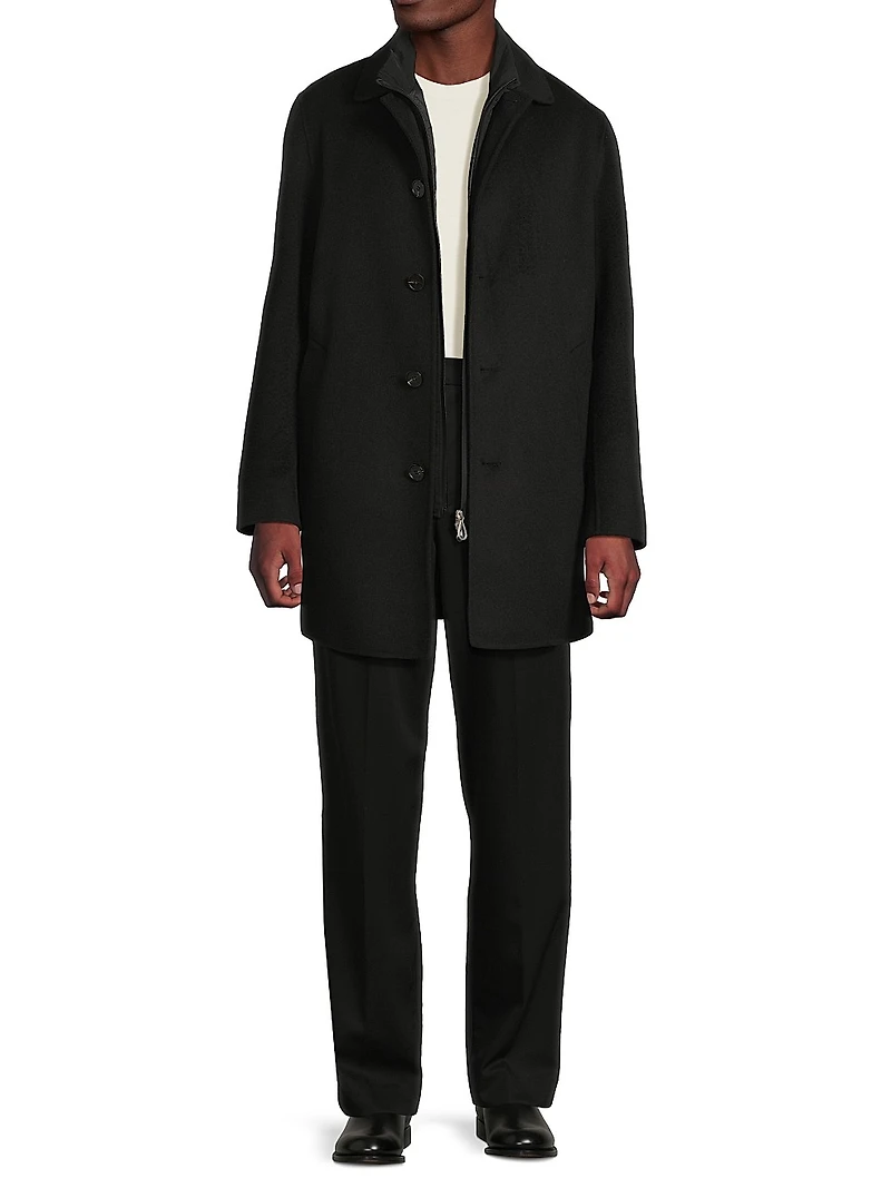 Alfredo Wool Layered Car Coat