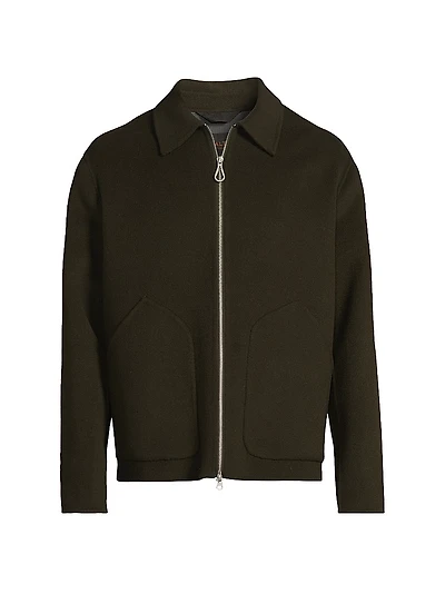 Dante Wool Zip-Front Jacket