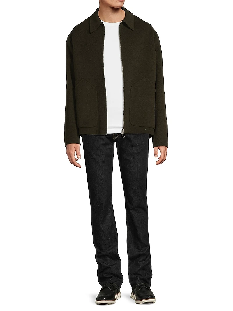 Dante Wool Zip-Front Jacket
