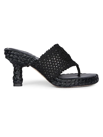 Isla Woven Thong Sandals