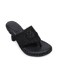 Isla Woven Thong Sandals