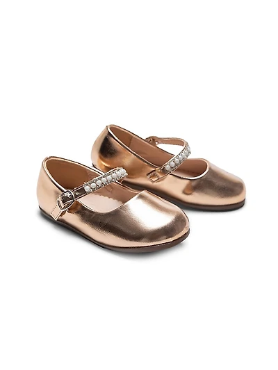 Baby Girl's Margot Pearl Band Flats