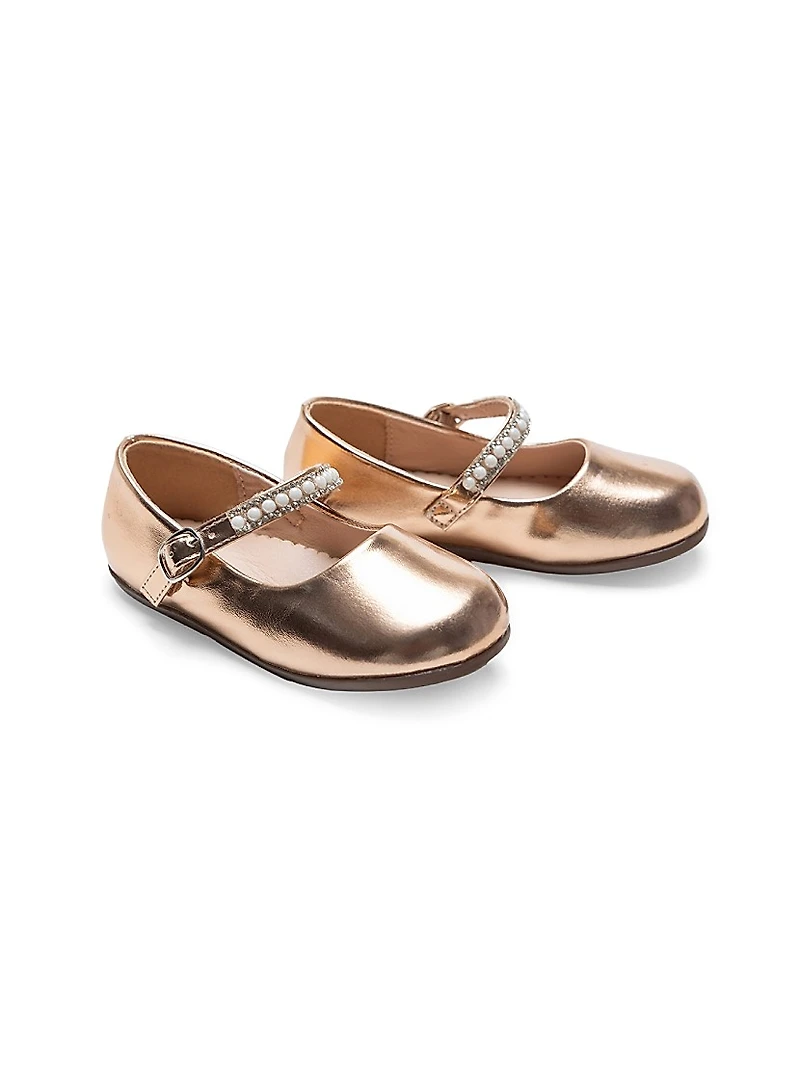 Baby Girl's Margot Pearl Band Flats