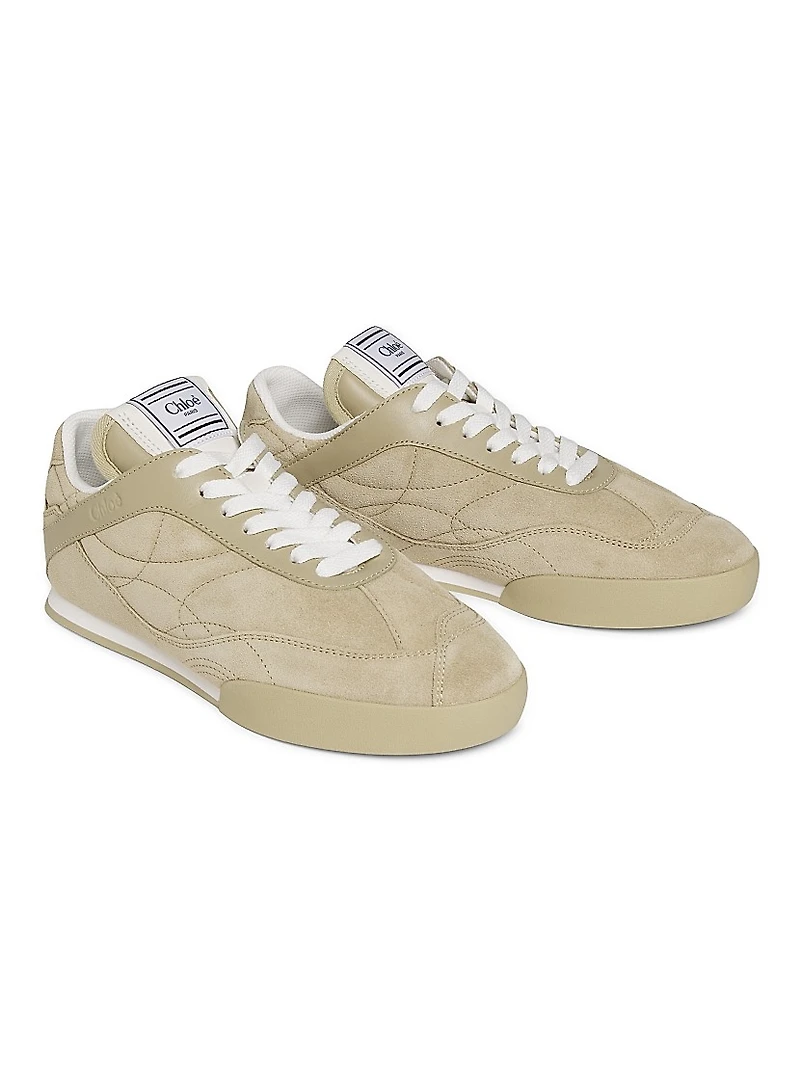 Kick Quilted Low-Top Sneakers