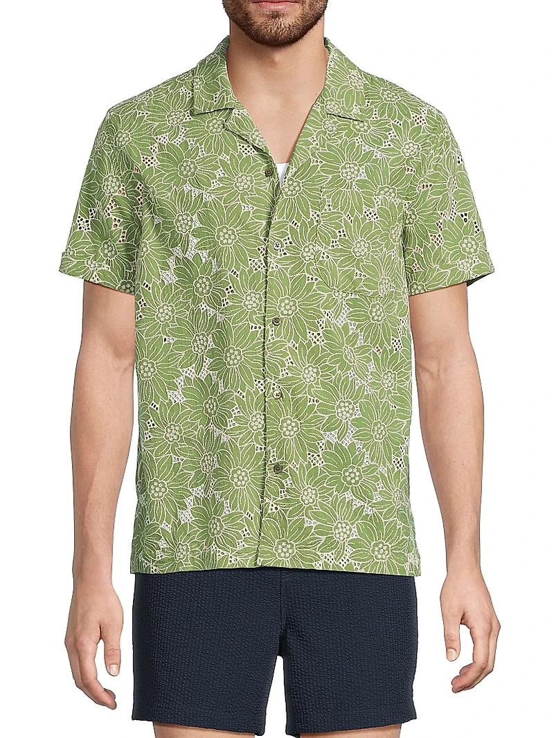 Tyler Sunflower Cotton Shirt