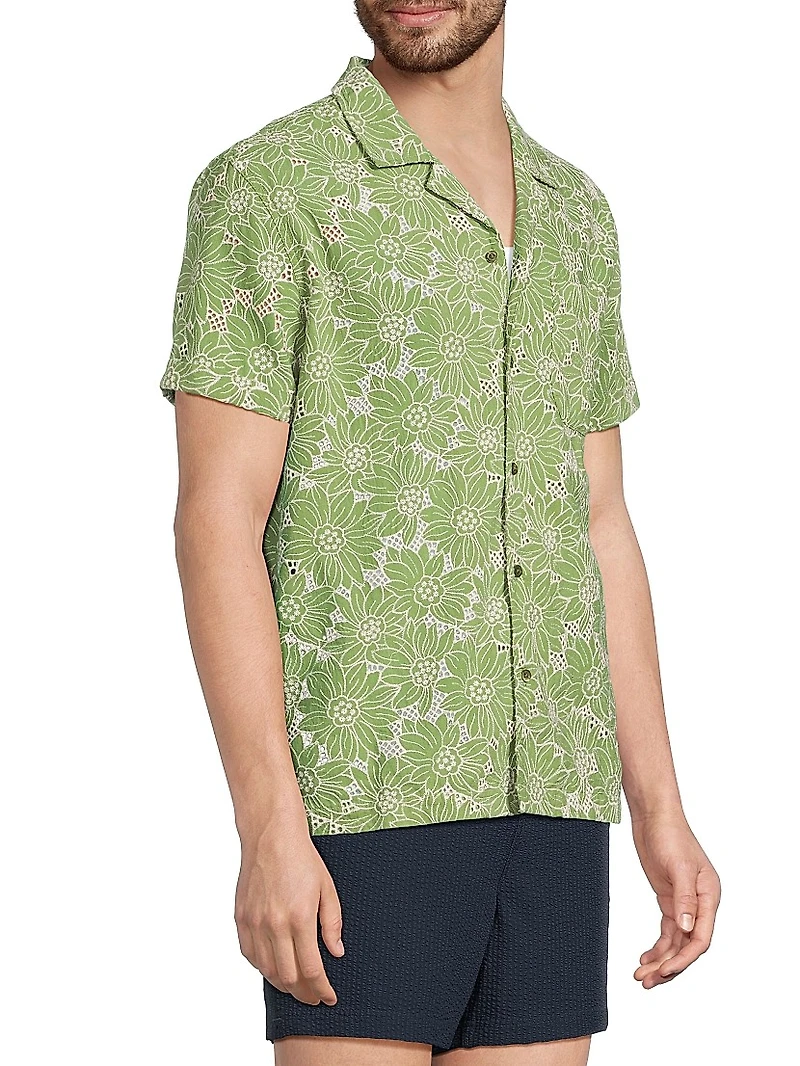 Tyler Sunflower Cotton Shirt