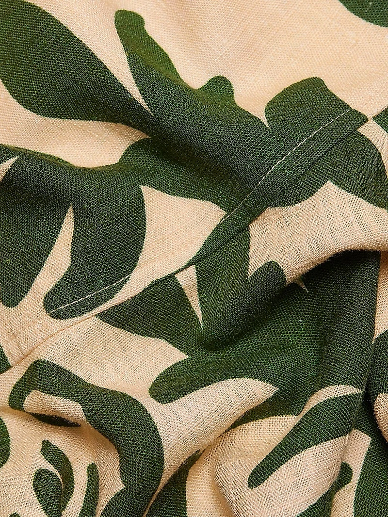 Trista Printed Peplum Top