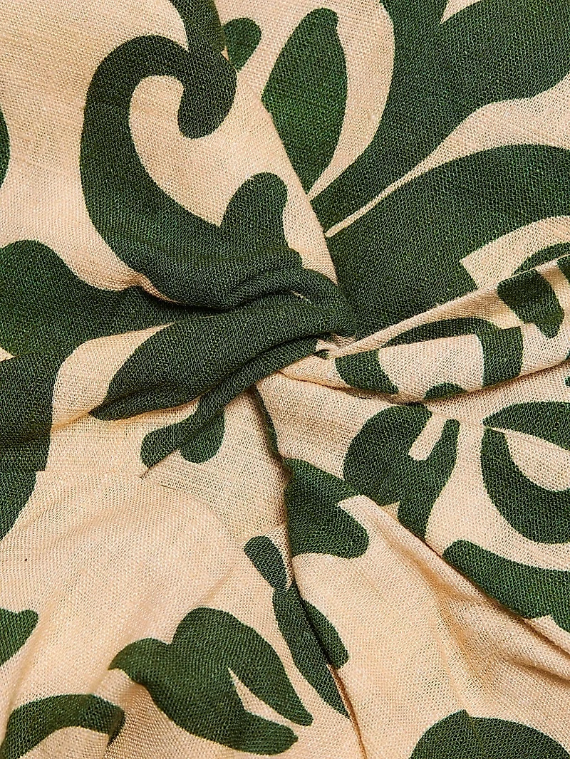 Willa Printed Keyhole Minidress