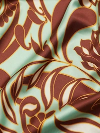 Sierra Printed Satin Maxi Skirt
