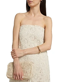 Lucine Bandeau Cotton Maxi Dress