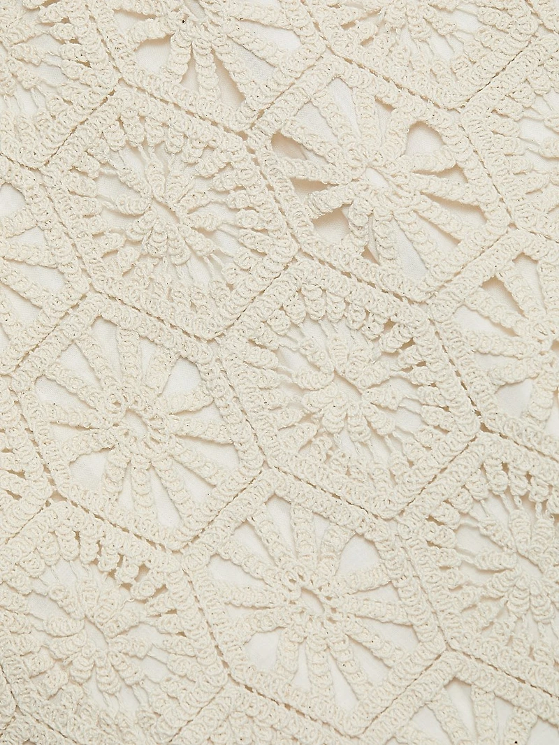 Lucine Bandeau Cotton Maxi Dress