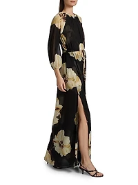 Perdita Floral Chiffon Maxi Dress