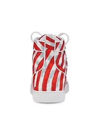 Louis Canvas High Top Sneakers