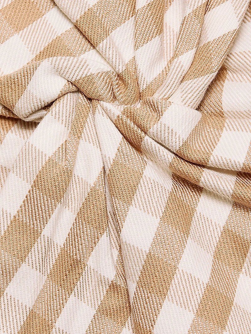 McKenna Gingham Twist Minidress