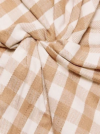 McKenna Gingham Twist Minidress