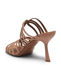 Aura 85MM Leather Mule Sandals