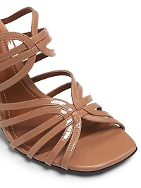 Aura 85MM Leather Mule Sandals
