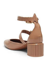 Eddie 55MM Leather Mary Janes