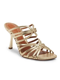 Aura 85MM Metallic Leather Sandals