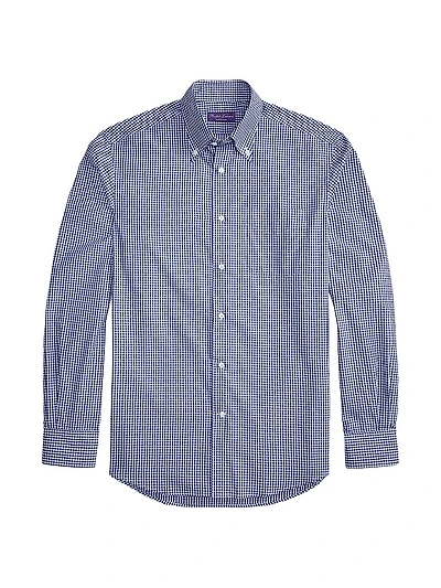 Micro-Gingham Cotton Shirt