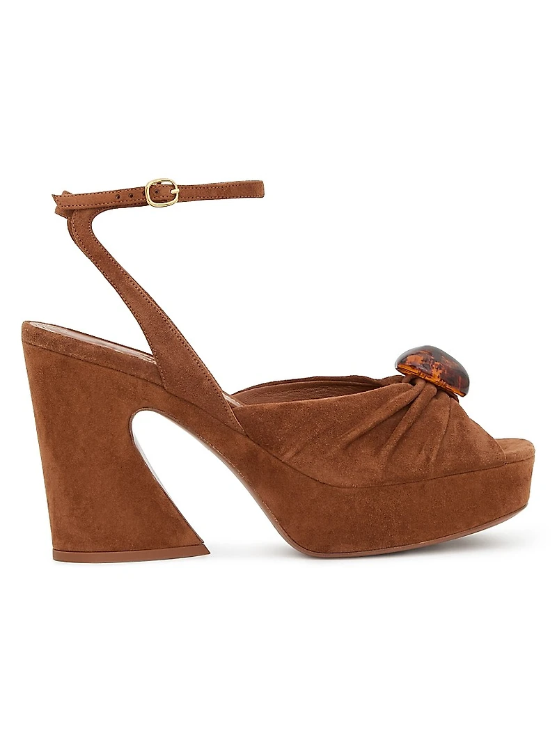 Gleam Suede Sandals
