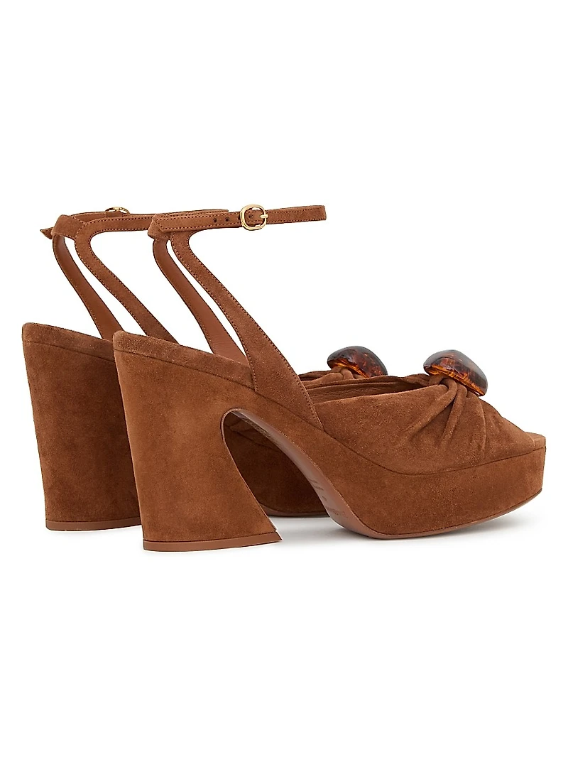 Gleam Suede Sandals