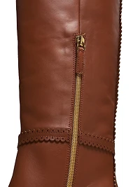 Eddie 70MM Leather Riding Boots