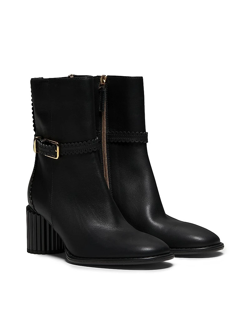 Eddie 70MM Leather Low Boots