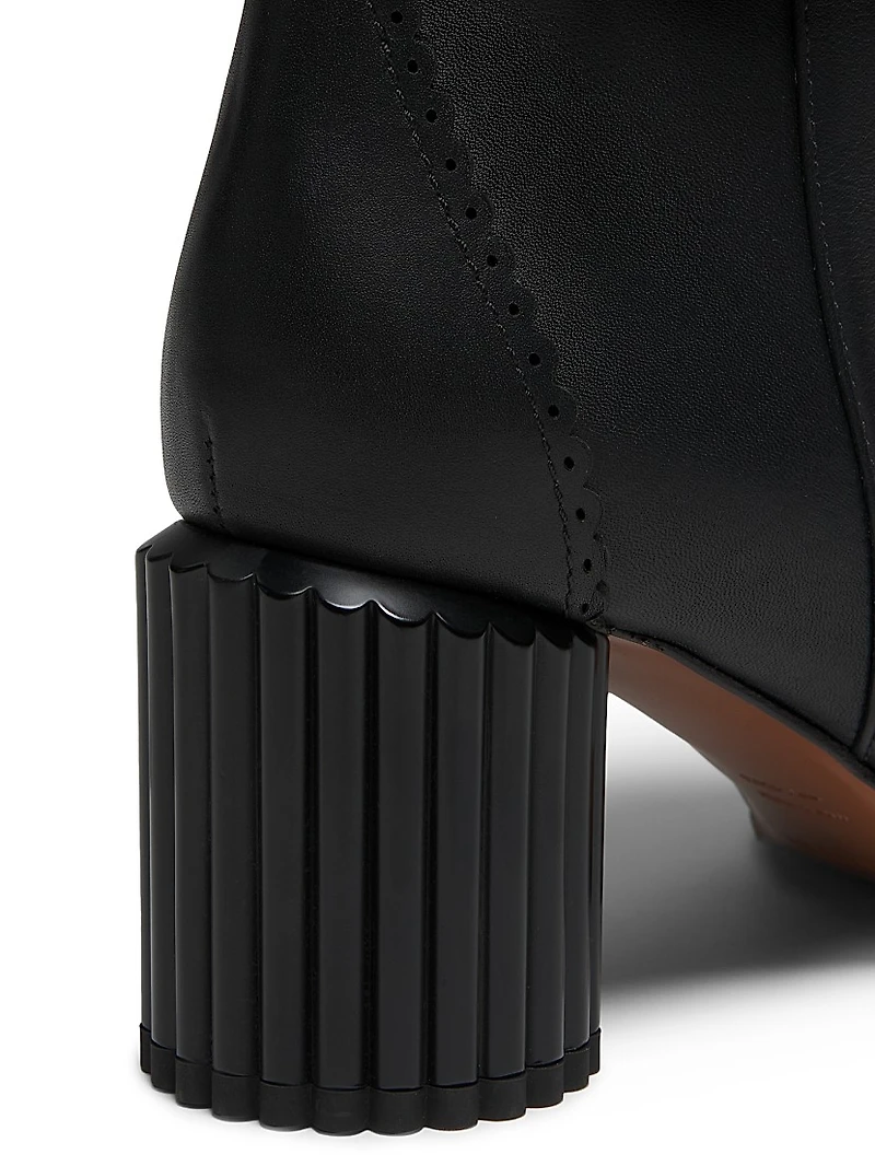 Eddie 70MM Leather Low Boots