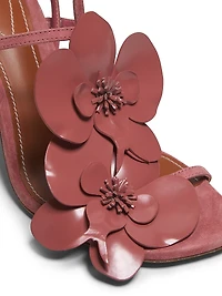 Orchid 85MM Suede Sandals