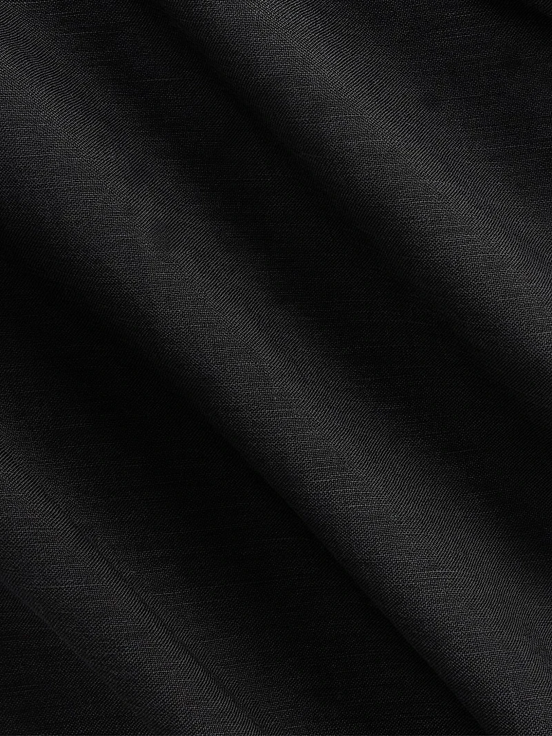 Silk-Linen Canvas Shirt