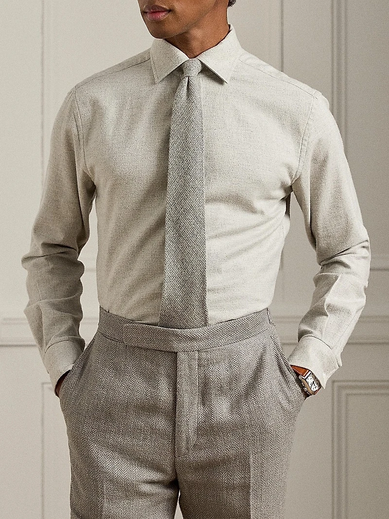 Herringbone Flannel Shirt