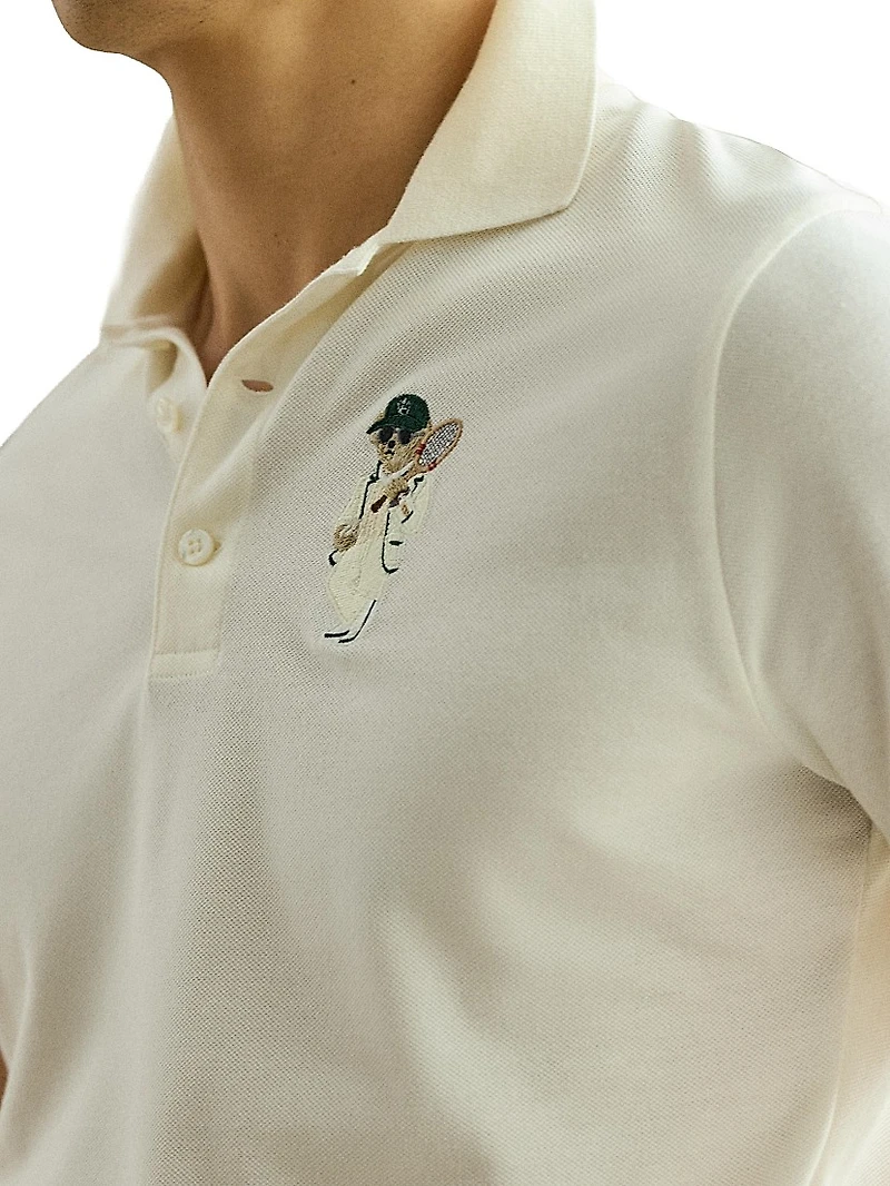 Custom Slim-Fit Polo Bear Shirt
