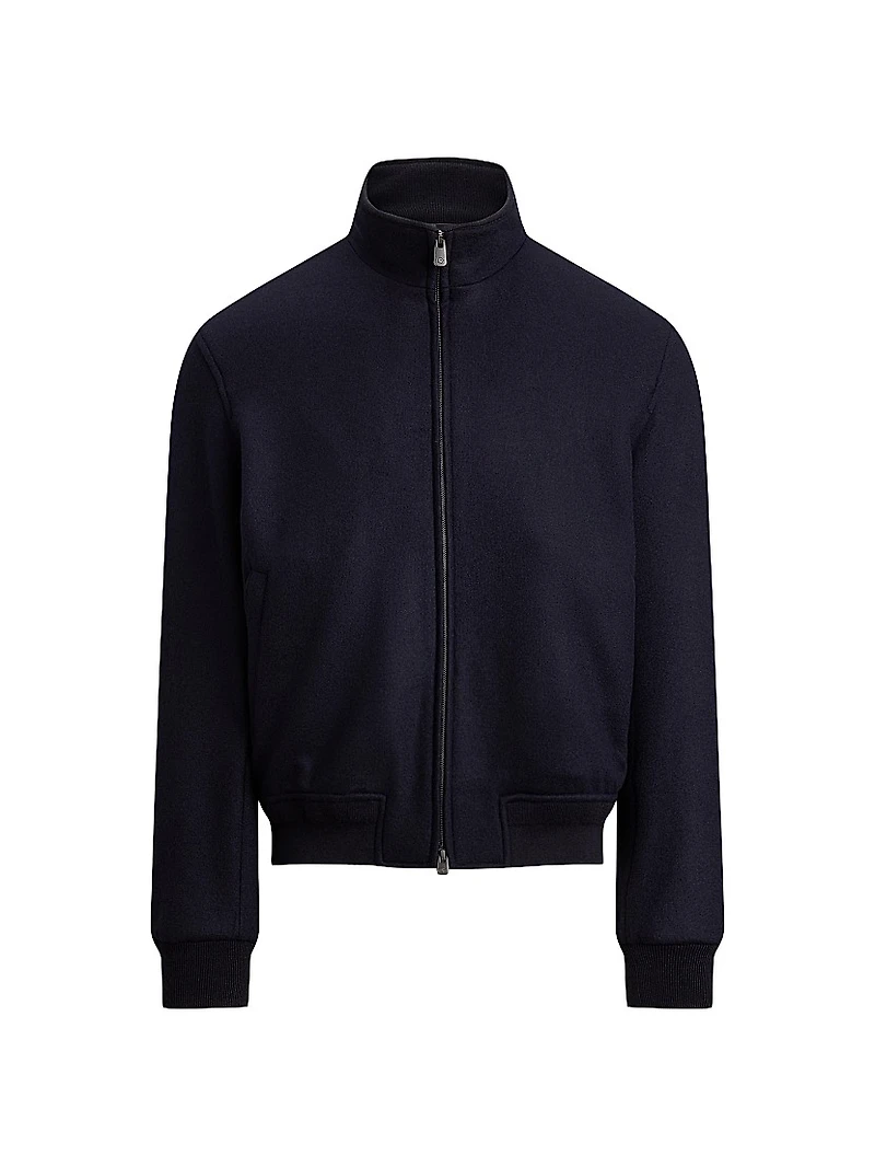 Felton Cashmere-Blend Bomber Jacket