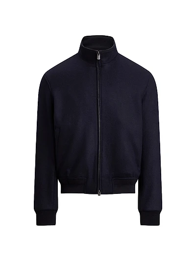 Felton Cashmere-Blend Bomber Jacket