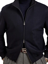 Felton Cashmere-Blend Bomber Jacket