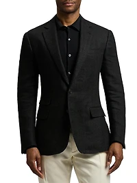 Kent Hand-Tailored Herringbone Sportcoat