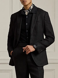 Kent Hand-Tailored Herringbone Sportcoat