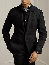 Kent Hand-Tailored Herringbone Sportcoat