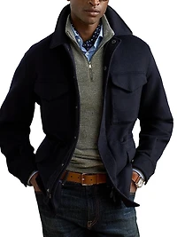 Ripley Wool-Cashmere Four-Pocket Jacket