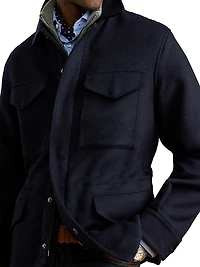 Ripley Wool-Cashmere Four-Pocket Jacket
