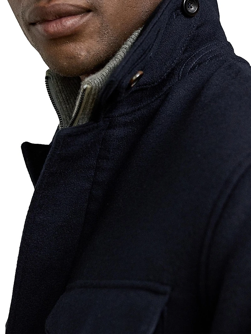 Ripley Wool-Cashmere Four-Pocket Jacket