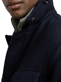 Ripley Wool-Cashmere Four-Pocket Jacket