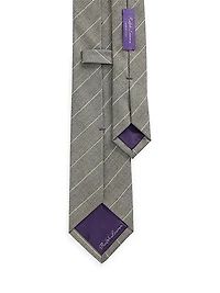Pinstripe Wool Flannel Tie